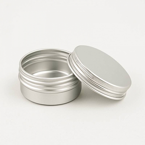 Cosmetic aluminum jar, 30 ml from 100 pcs, 18.96 UAH, rating ⭐⭐⭐⭐⭐ Milo Opt