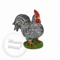 Silicone mold Rooster, 3D
