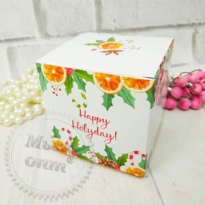 Купить Коробка Бонбоньерка классическая Happy Holiday в Украине