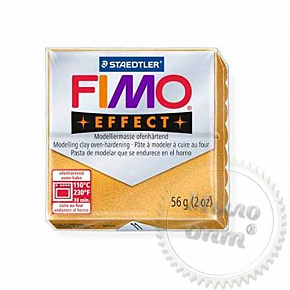 Купить Полимерная глина FIMO Effect, металлик золото в Украине