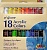 Gift set of acrylic paints ElGreco Croil ElGreco (Germany) 12 ml x 18 pcs, photos, reviews, use