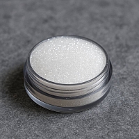 Глиттер белый Glass White (0,2 мм) 1/128, 50 гр описание и применение