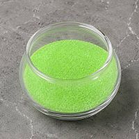 Fine sand Light green, 100 g cosmetic ingredient Mylo Opt