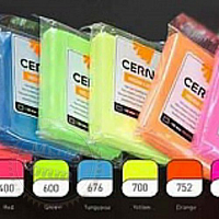 Polymer clay Cernit Neon (Belgium) 56 g light green 600