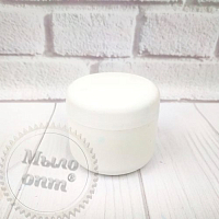 Cosmetic jar with double walls 50 ml from 10 pcs