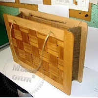 Корзинка из бука Декоративная Цельная корзинка