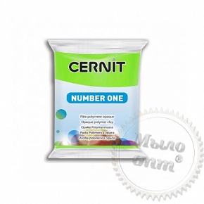 Купить Полимерная глина Цернит Cernit (Бельгия) зеленое яблоко, 611 в Украине