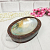 Soap dish wood with Metallic Powder, photos, reviews, use