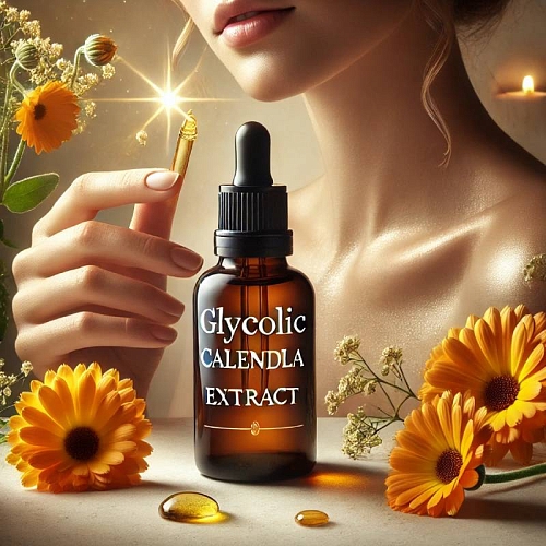Calendula Glycolic Extract 25 ml cosmetic ingredient Mylo Opt