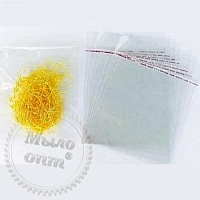 Transparent plastic bag 130x150 mm from 10 pieces