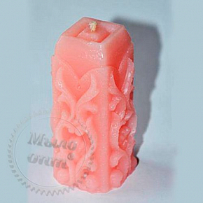 Купить Форма силиконовая Свеча с узорами 3D Люкс в Украине