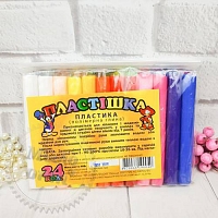 Polymer clay Plastishka (Bebik) - set of 24 colors