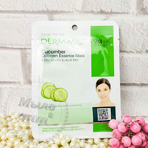 Купить Тканевая маска Dermal Cucumber Collagen Essence Mask в Украине