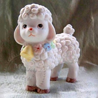 Силиконовая форма Овечка с колокольчиком, 3D