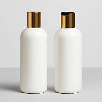 Bottle Olivia white 400 ml aluminum dispenser 100 pcs cosmetic ingredient Mylo Opt