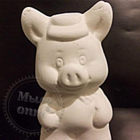 Plaster figurine of Piglet