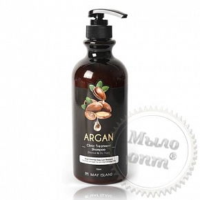 Купить Восстанавливающий шампунь с аргановым маслом May Island Argan Clinic Treatment shampoo в Украине