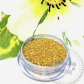Купить Глиттер золотой Bright Yellow (0,2 мм) 1/128, 1 кг в Украине