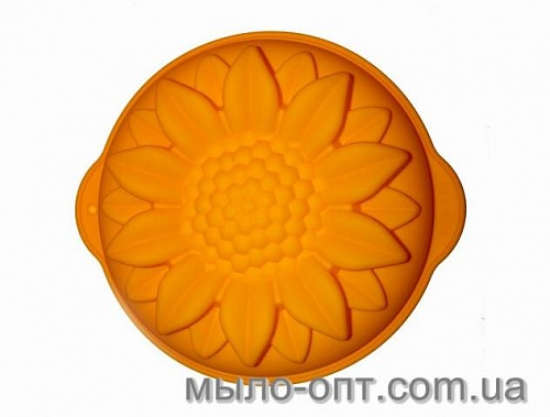 Silicone baking mold Sunflower, photos, reviews, use