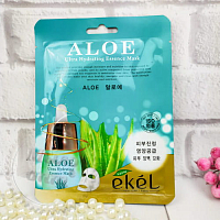 Тканевая маска для лица с Экстрактом Алоэ Ekel Aloe