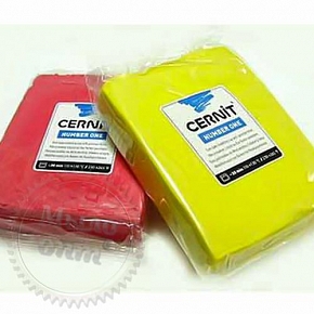 Купить Полимерная глина Цернит Cernit (Бельгия) эконом упак. 250 г - красный 400 в Украине