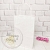 White paper bag 150x90x240 with handles, photos, reviews, use