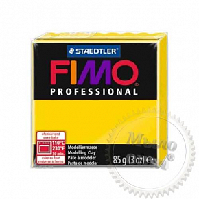 Купить Фимо Профессионал 85 г Fimo Professional 100 чистый желтый в Украине