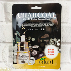 Купить Тканевая маска для лица с Древесным Углем Charcoal Ultra Hydrating Mask Ekel в Украине