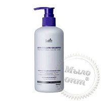 Шампунь для нейтрализации желтизны осветленных волос LA'DOR Anti-Yellow Shampoo, 300 мл