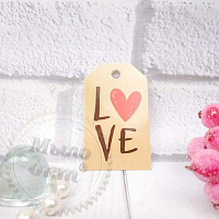 Love tag, from 5 pcs