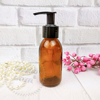 Bottle Brown 100 ml with soap dispenser