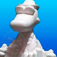 Купить Гипсовая игрушка-раскраска 3D Крокодил Гена в Украине