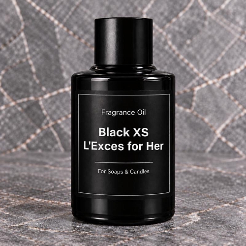 Fragrance Oil Black XS L'Exces for Her 1 L Mylo Opt global supplier Fragrance Oil Black XS L'Exces for Her 1 L cosmetic ingredient Mylo Opt
