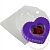 Form plastic W Fluted heart with a notch 77 g, photos, reviews, use