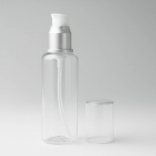 Transparent bottle Gloria with aluminum dispenser 150 ml, 26.58 UAH, rating ⭐⭐⭐⭐⭐ Milo Opt