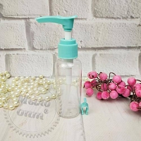 Travel bottle 50 ml with soap dispenser