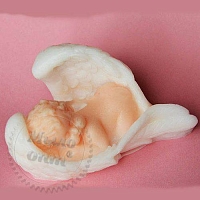 Silicone mold 3D Kid with wings