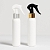 Aero Bottle 150ml White with Aluminum Trigger 100 pcs cosmetic ingredient Mylo Opt