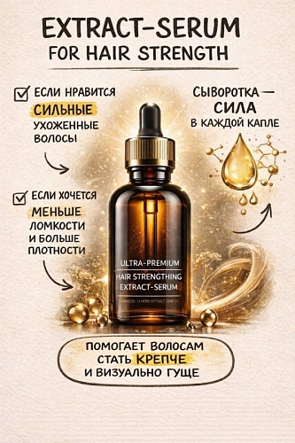 Экстракт-сыворотка для укрепления волос, 50 мл артикул K70041