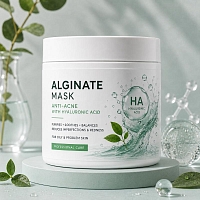 Alginate mask Anti-Acne with Hyaluronic acid 200 g cosmetic ingredient Mylo Opt