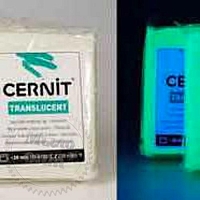 Купить Полимерная глина Цернит Cernit (Бельгия) Neon Glow светящийся в темноте 024 ,56 г в Украине