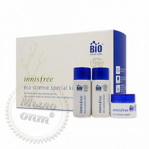 Купить Набор мини-средств Антивозрастной с Экстрактом Водорослей Innisfree Eco Science Special Kit в Украине