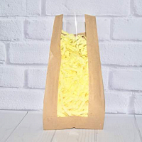 Paper bag with a window 210x100x40 mm, 100 pcs