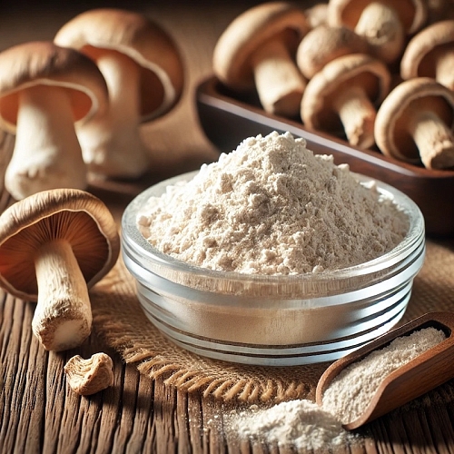 White Mushrooms Extract Powder 1 kg cosmetic ingredient Mylo Opt