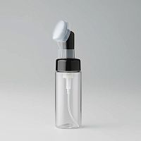Флакон пластиковый Фом 150 мл прозрачный с помпой со щеточкой набор ингредиент для косметики и мыла Мыло Опт