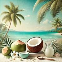 Fragrance Oil Coconut Paradise, 1 liter