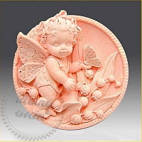 Shape Angel in lilies of the valley 3D