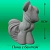 Plaster cast Pony with bow, photos, reviews, use