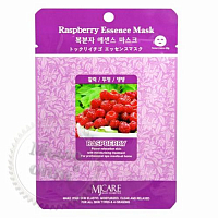 Тканинна маска з екстрактом малини MJ CARE Essence Mask Raspberry