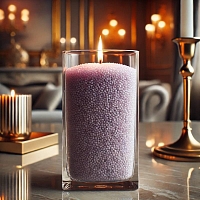 Loose candle wax lilac, 1 kg